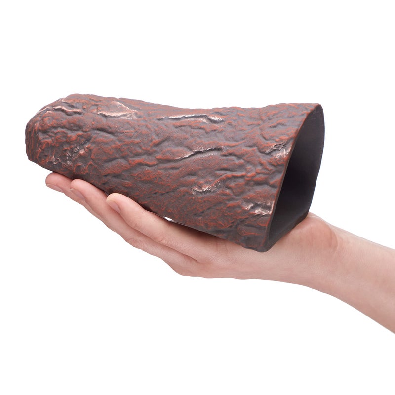 Plecoceramics Pleco Cave Cone Breeding Ceramic Decorations Fish Tank Aquarium (Brown) - Image 2